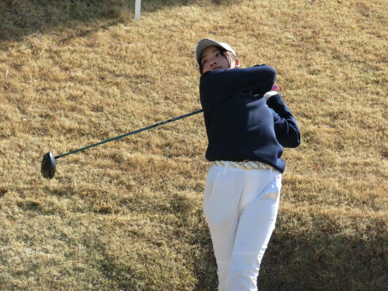 13－14歳の部女子1位の岩永梨花（C）IJGA