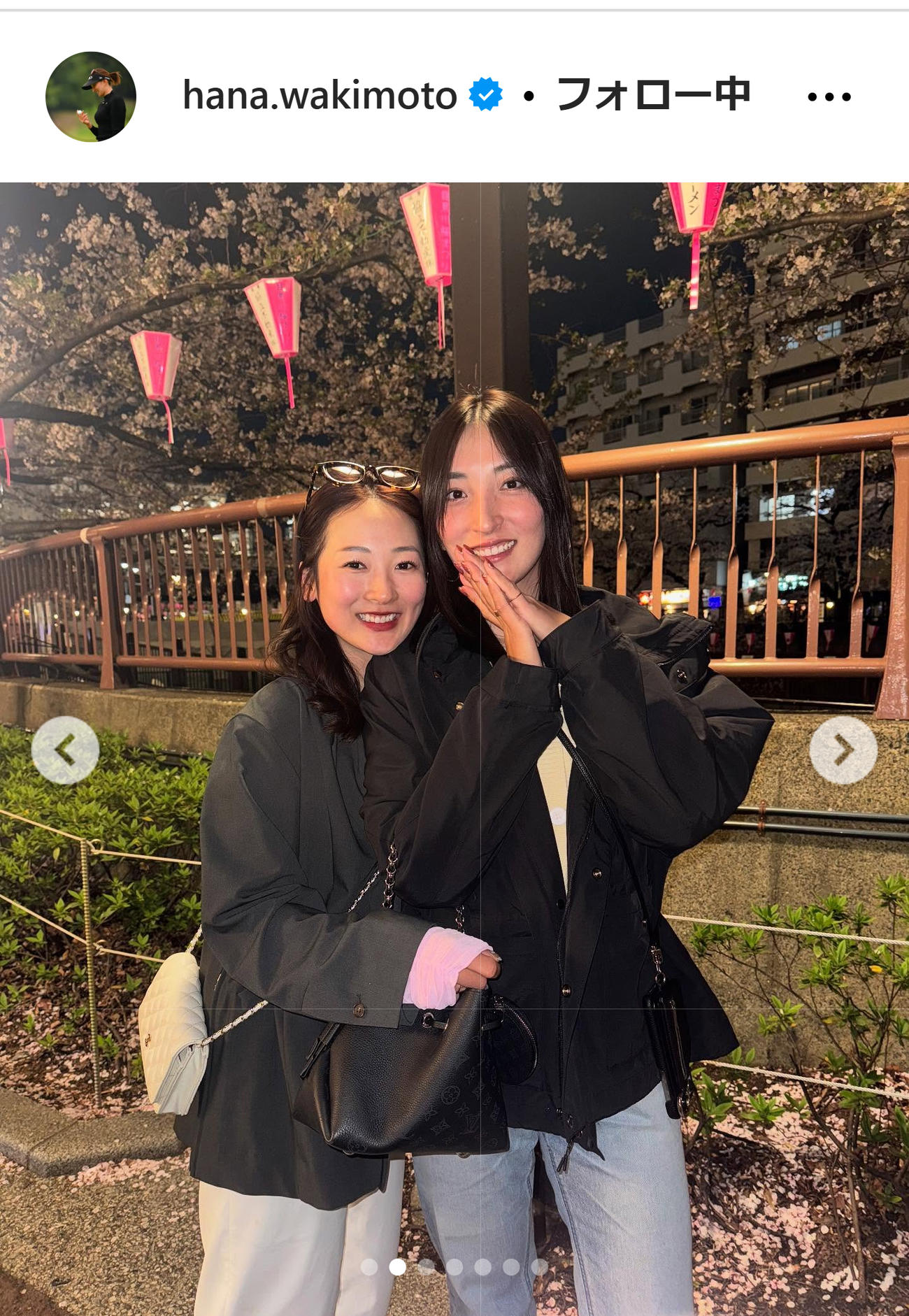 脇元華のインスタグラムから