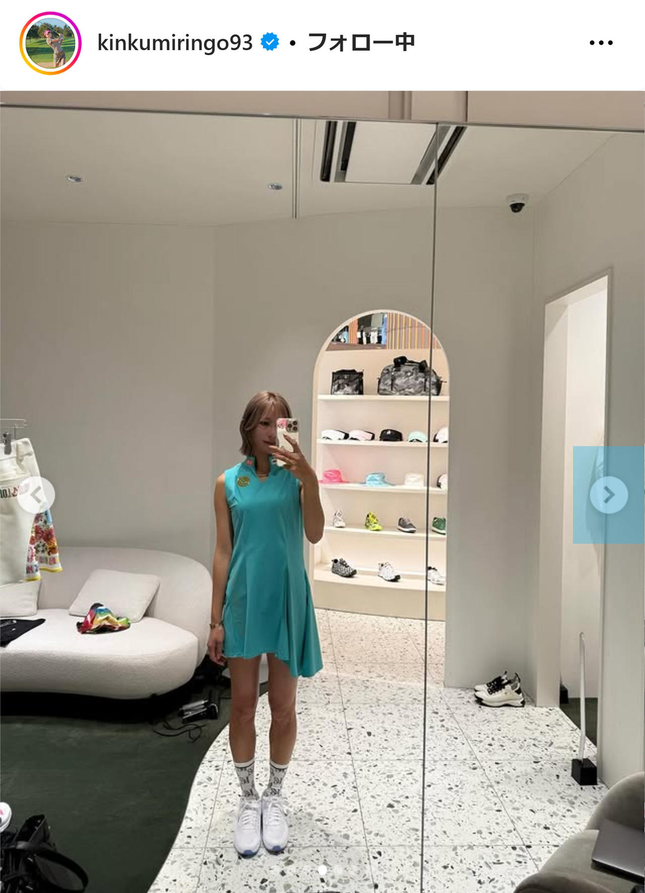 金田久美子のインスタグラムから