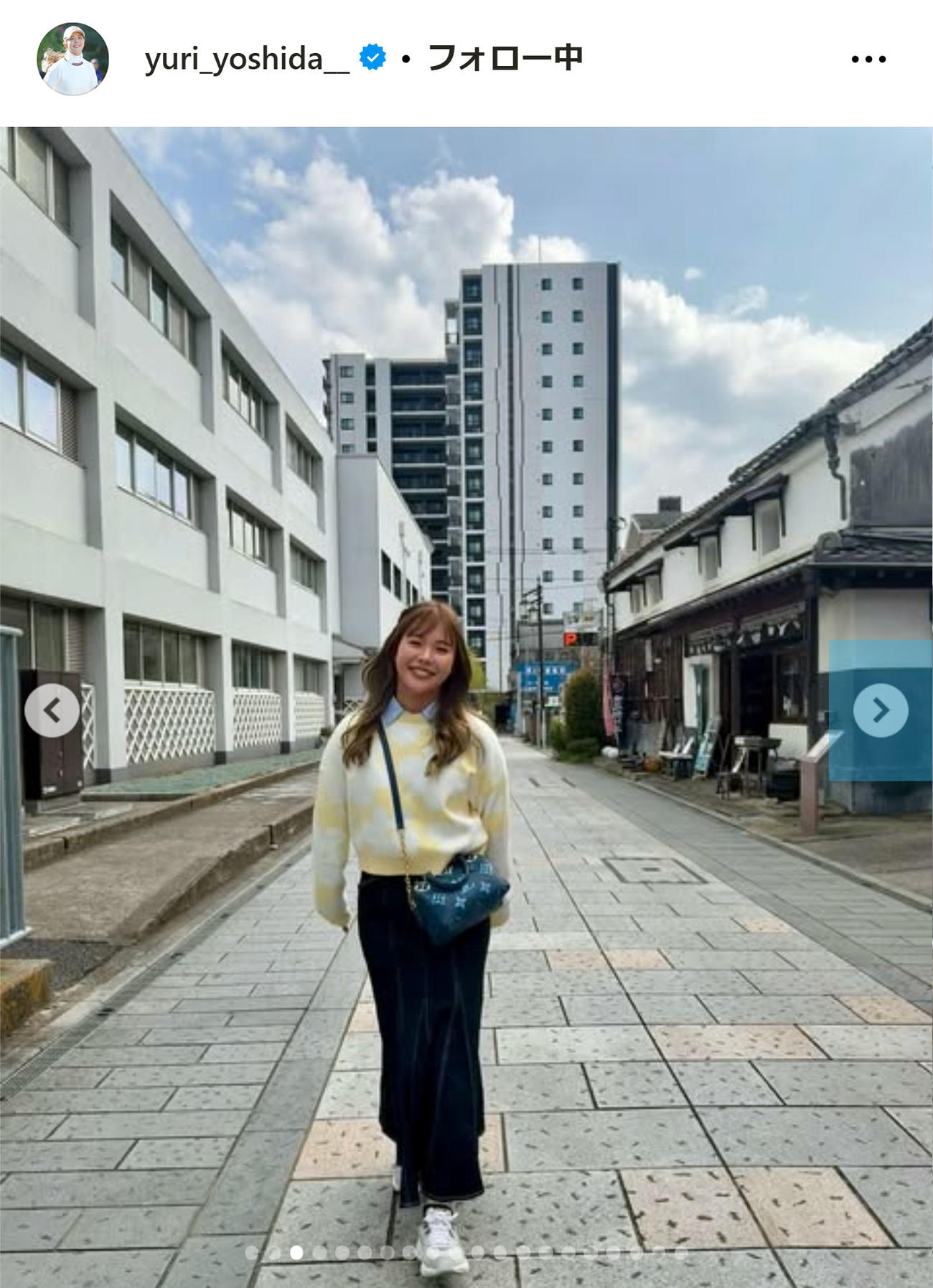 吉田優利のインスタグラムから