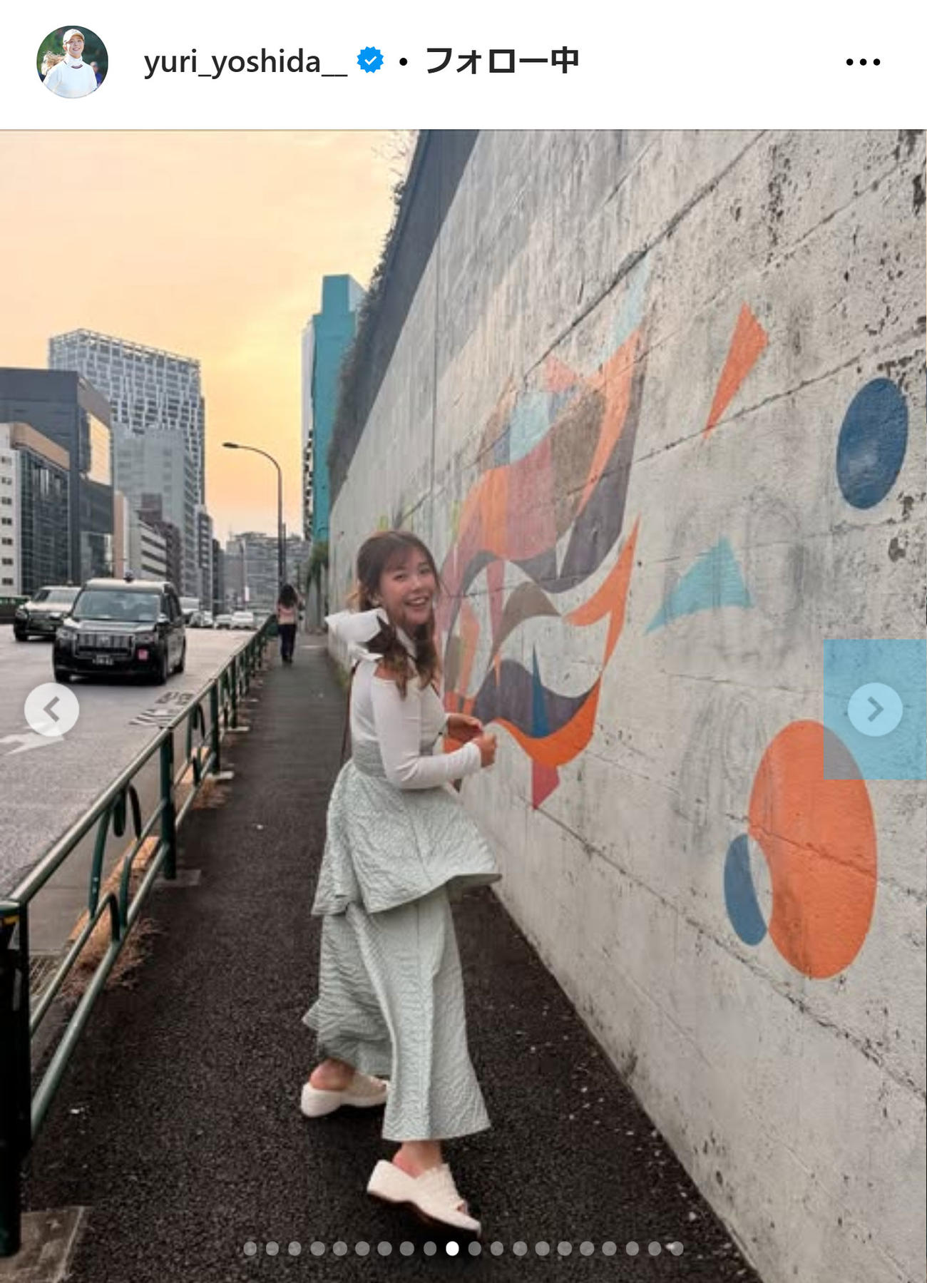 吉田優利のインスタグラムから