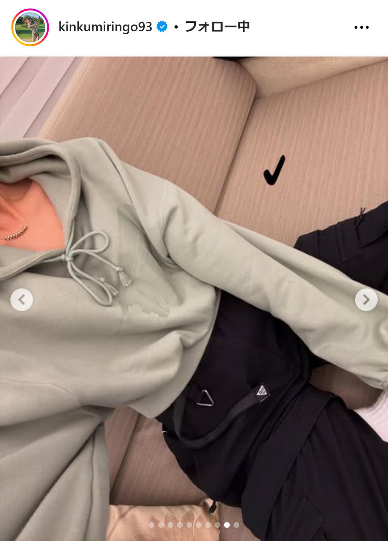 金田久美子のインスタグラムから