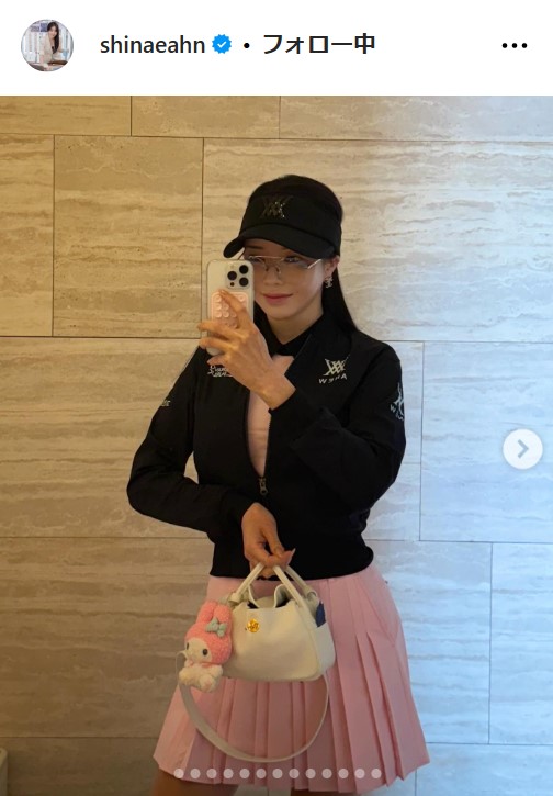 アン・シネのインスタグラムから