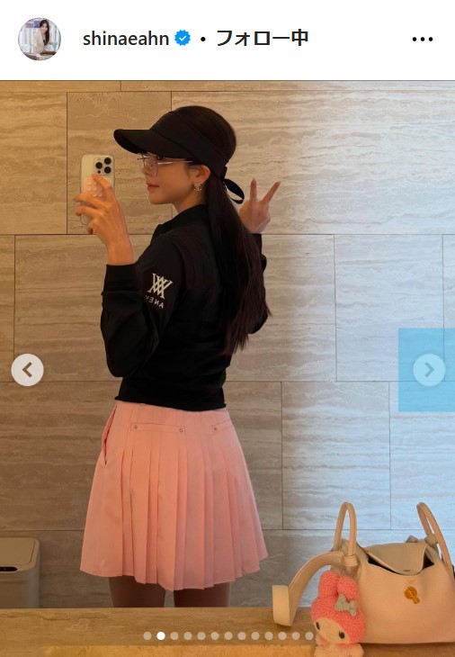 アン・シネのインスタグラムから