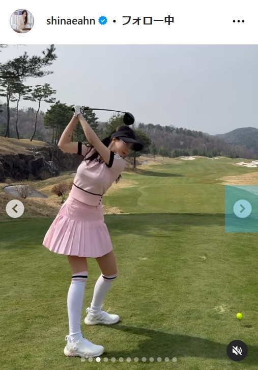 アン・シネのインスタグラムから