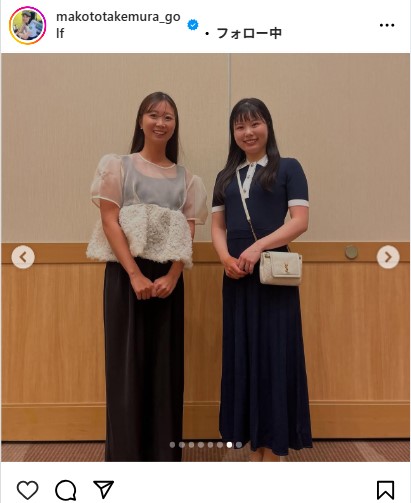 竹村真琴のインスタグラムから