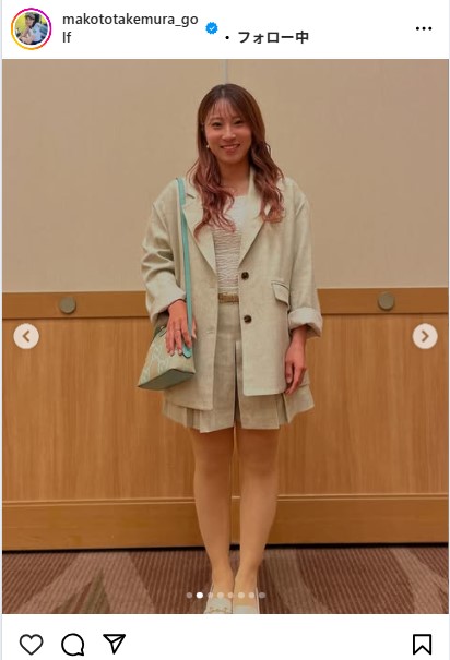 竹村真琴のインスタグラムから