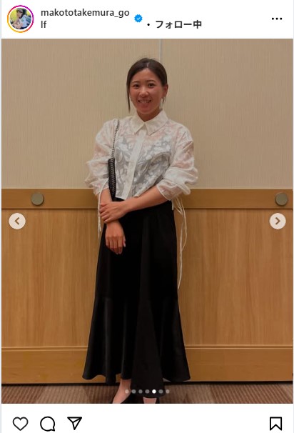 竹村真琴のインスタグラムから