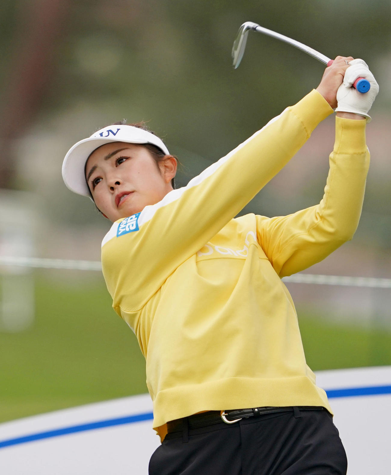 第2ラウンド、通算11アンダーで4位の山下美夢有（共同）