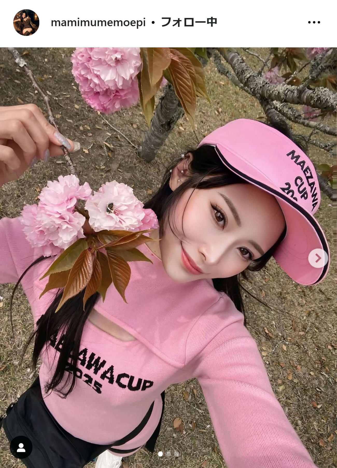 桐生もえこのインスタグラムから