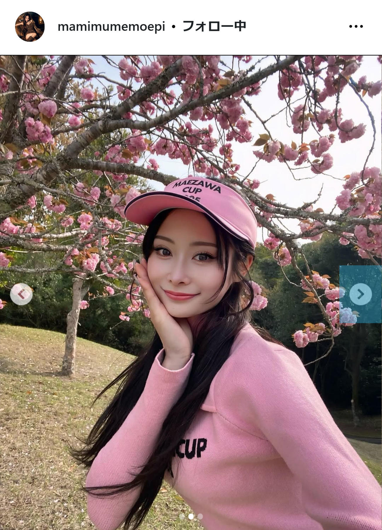 桐生もえこのインスタグラムから
