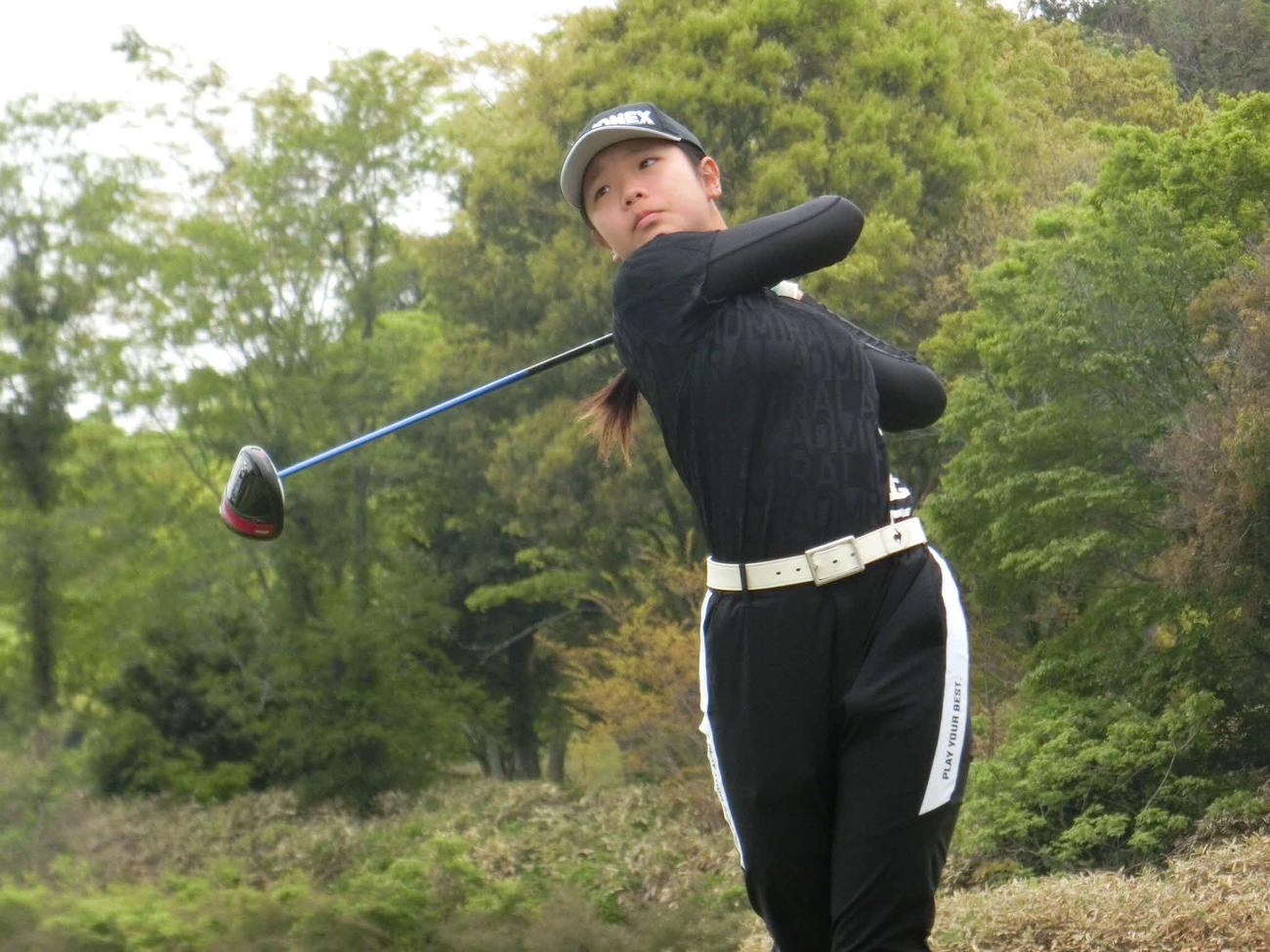 13－14歳の部女子1位の海老澤愛泉（C）IJGA
