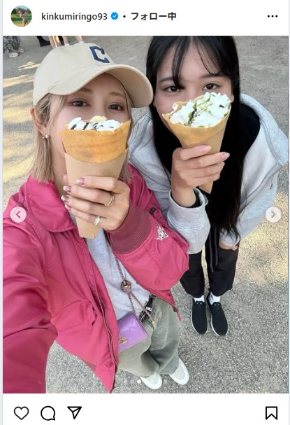 金田久美子のインスタグラムから