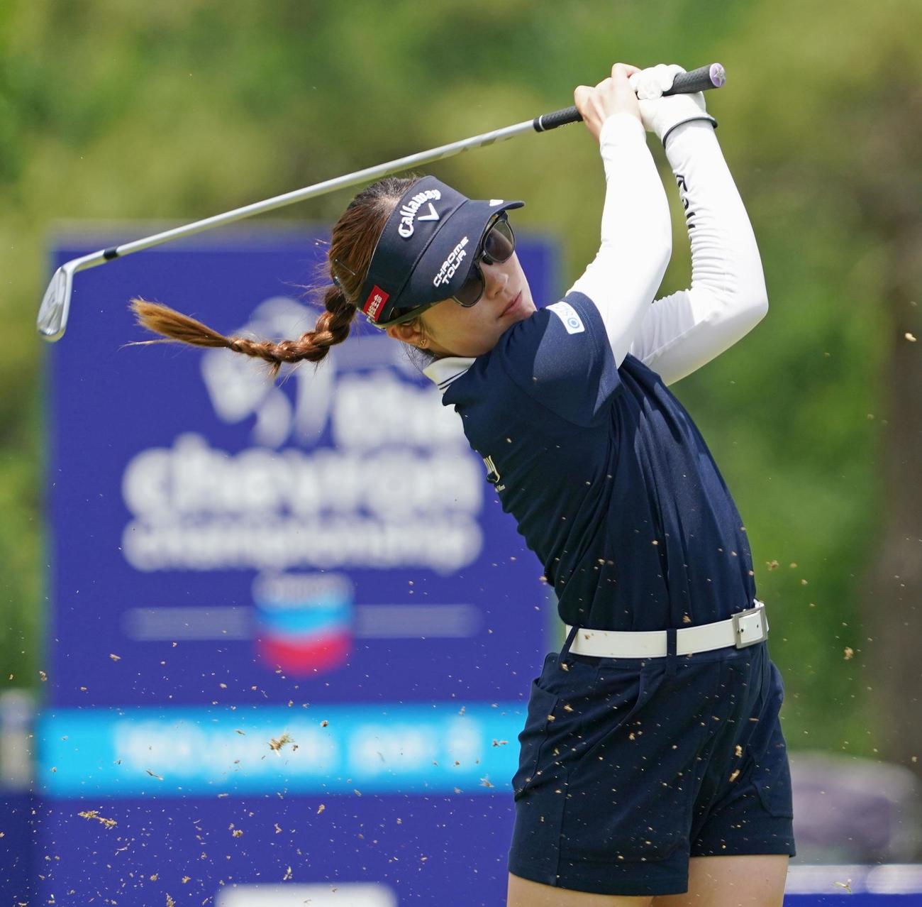 第3ラウンド、通算2オーバーで45位の西村優菜（共同）