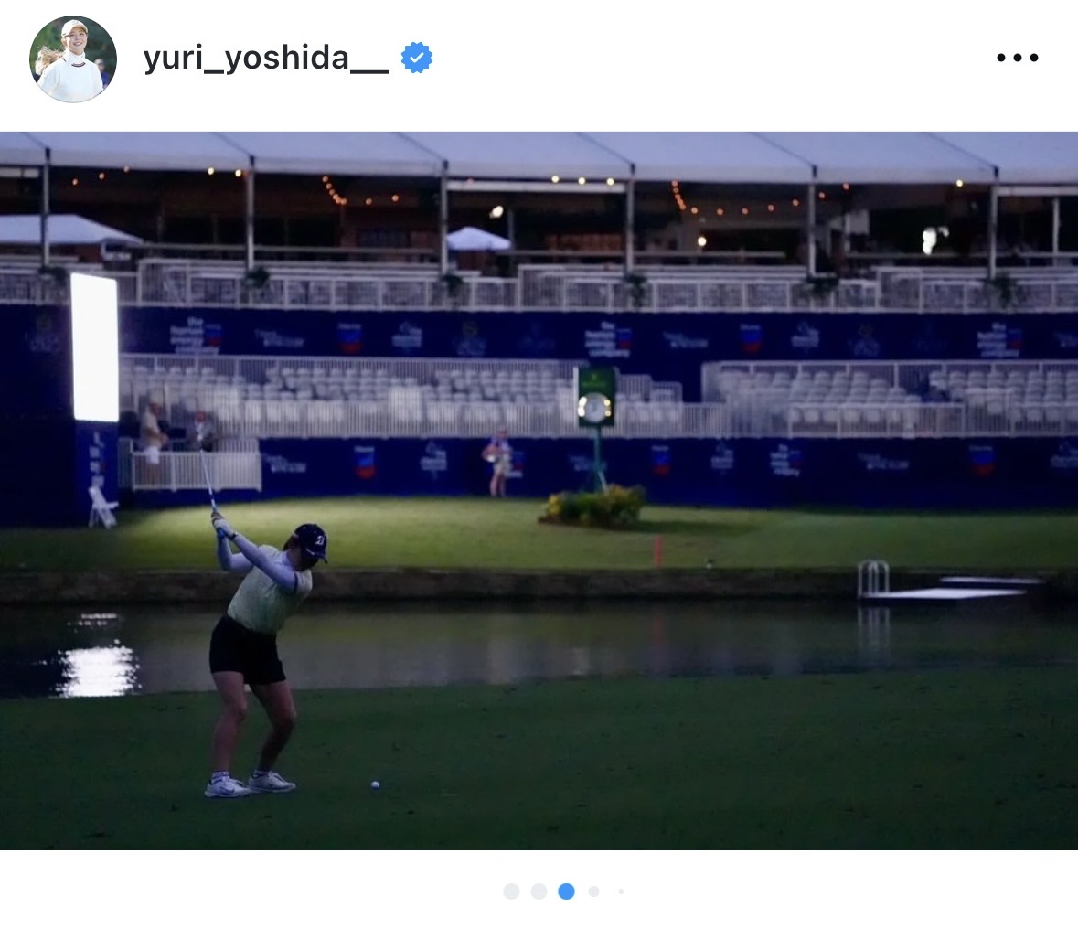 吉田優利のインスタグラムから