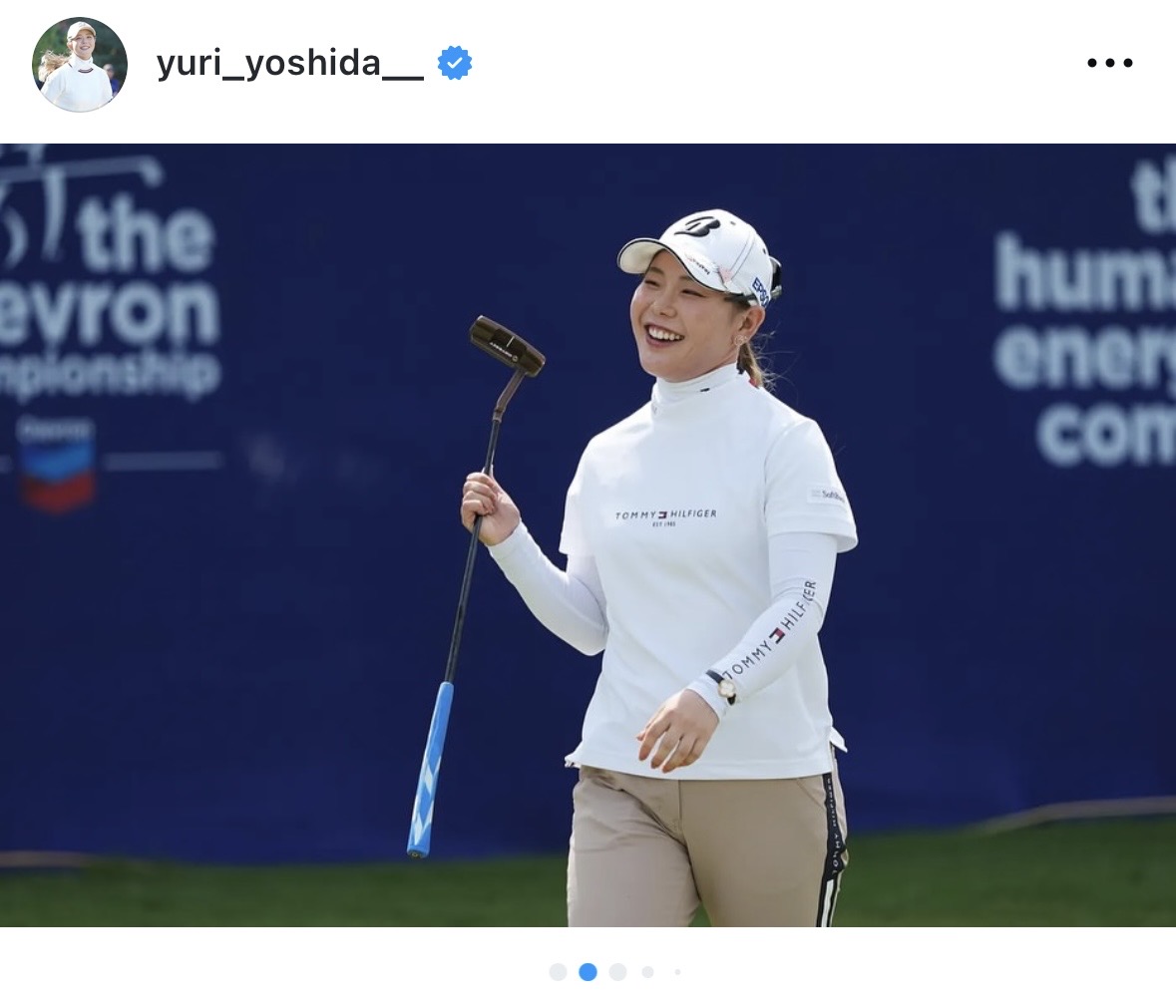 吉田優利のインスタグラムから