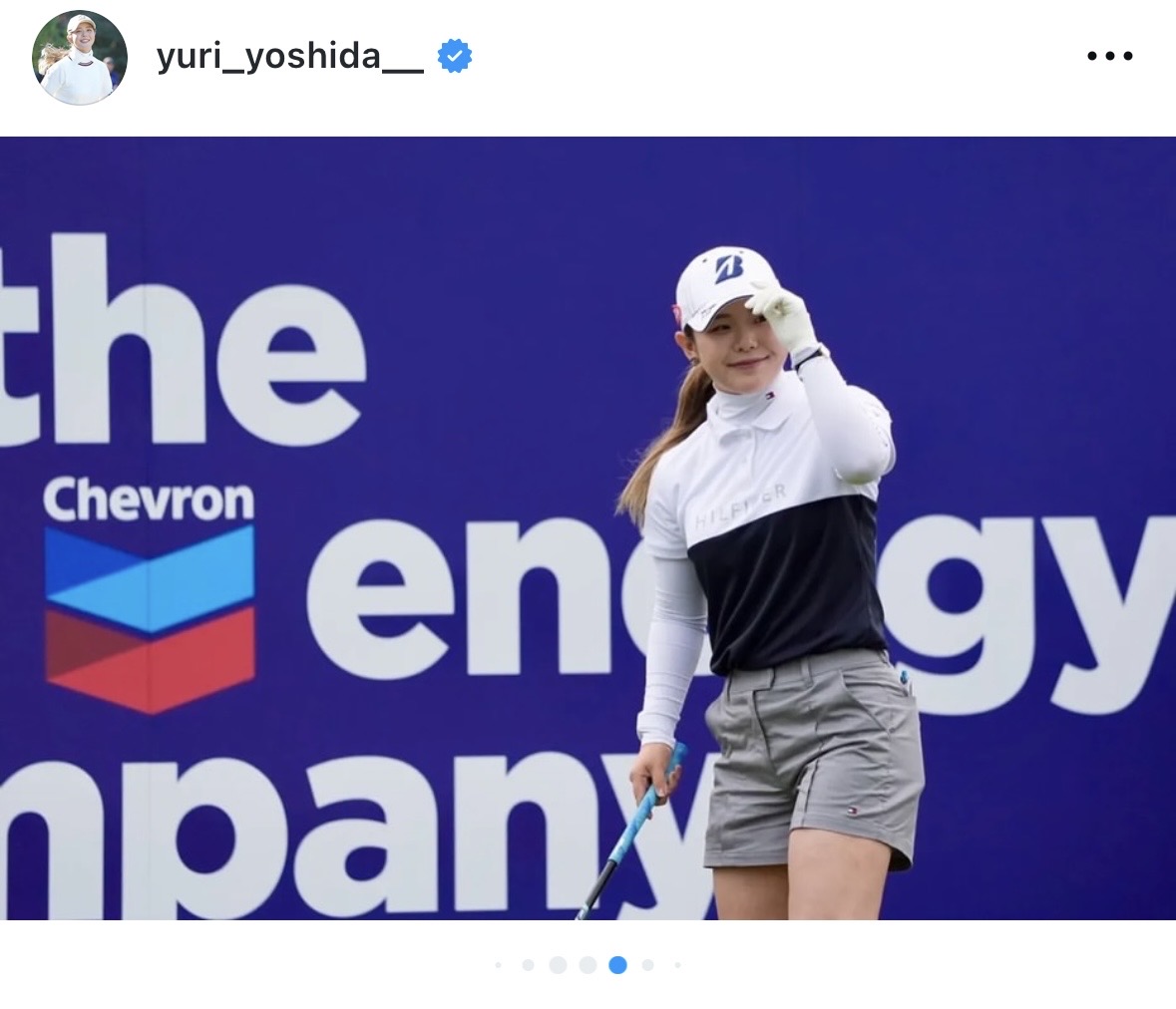 吉田優利のインスタグラムから