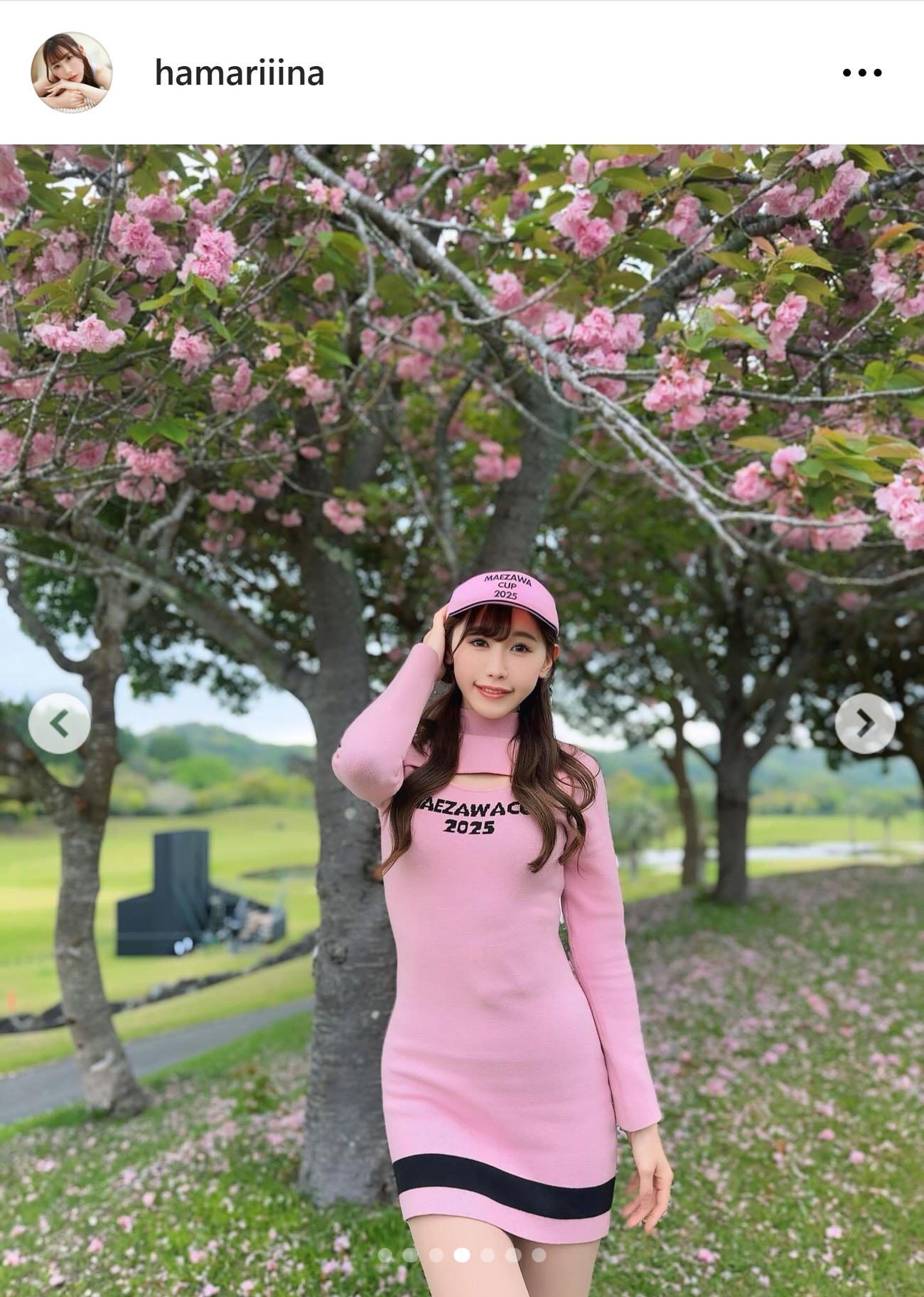 浜嶋りなのインスタグラムから
