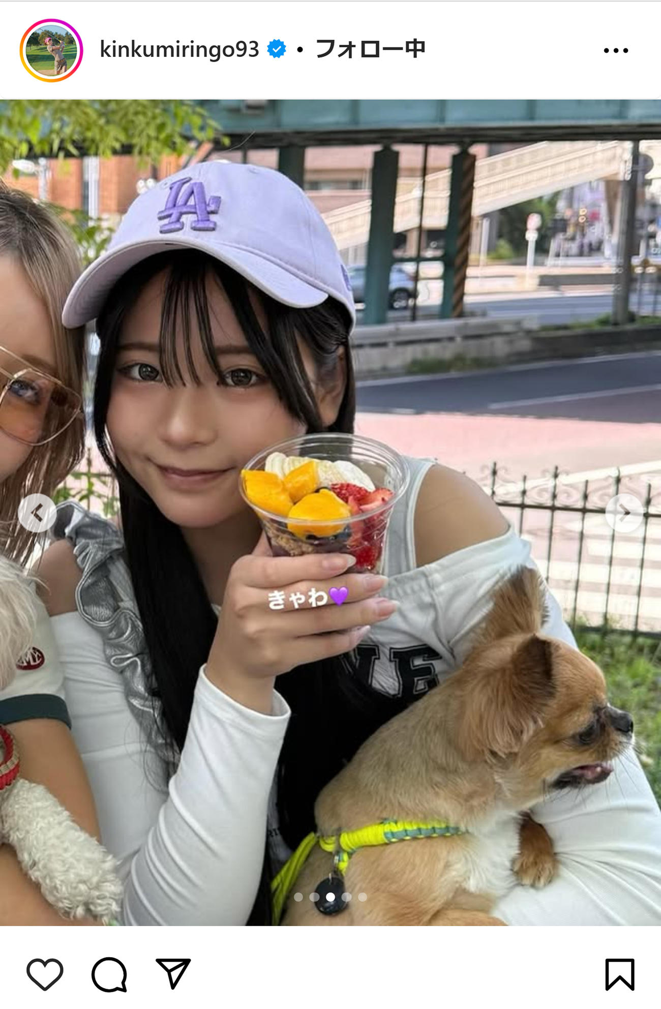 金田久美子のインスタグラムから
