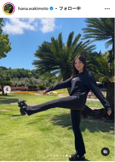脇元華のインスタグラムから