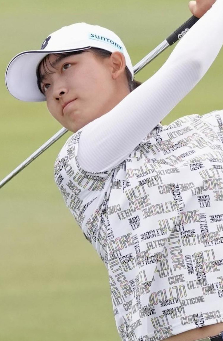 第3ラウンド、通算6アンダーで45位の馬場咲希（共同）