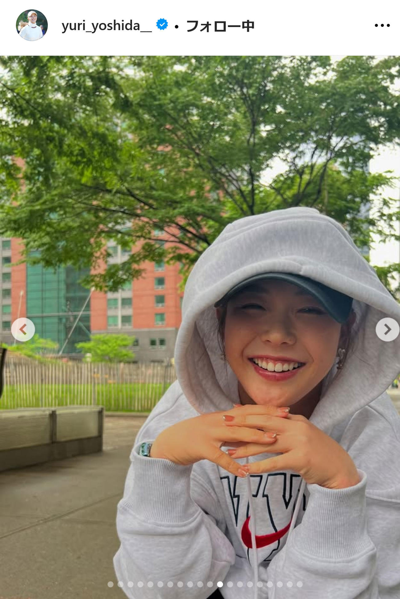吉田優利インスタグラムから