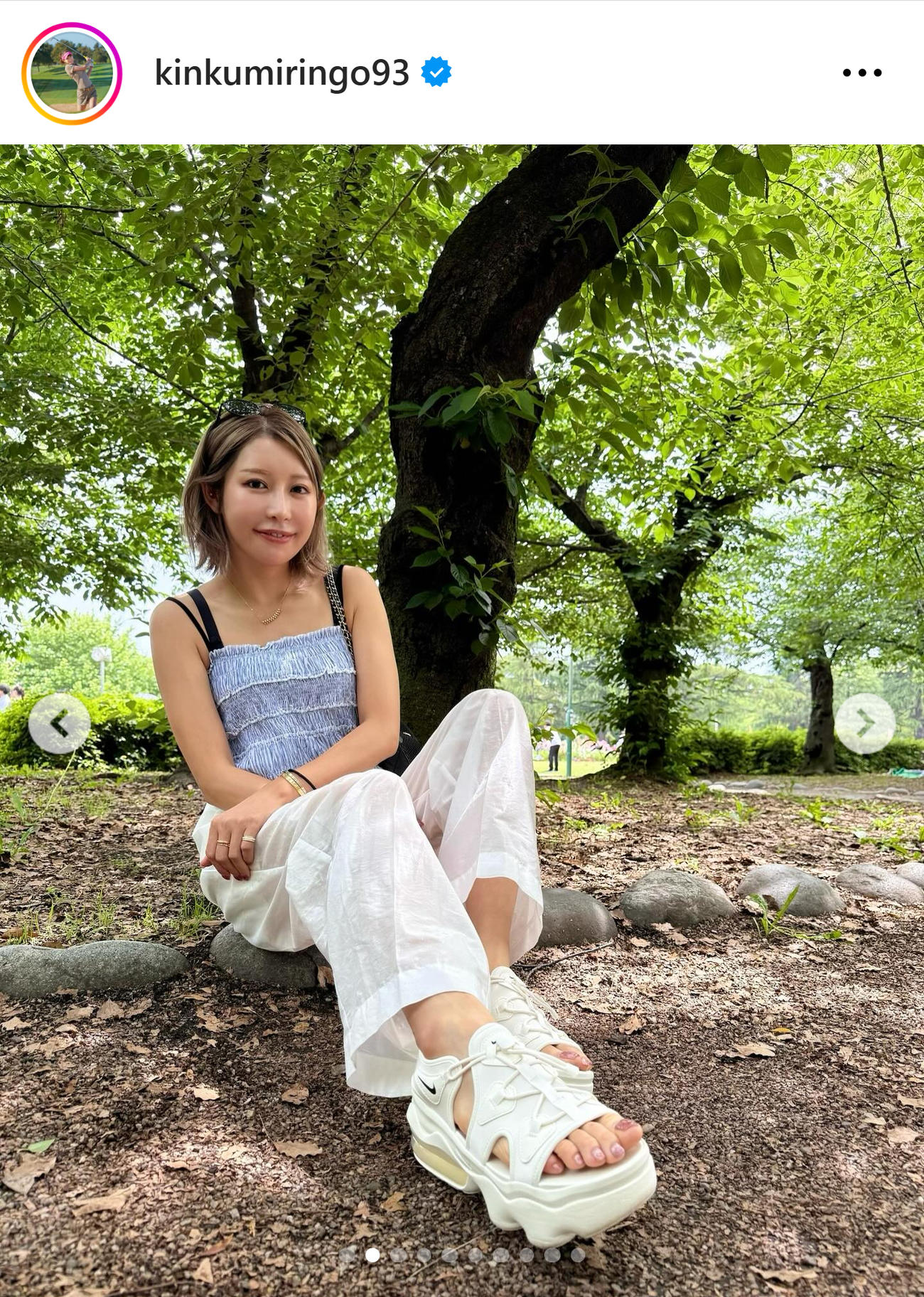 金田久美子のインスタグラムから