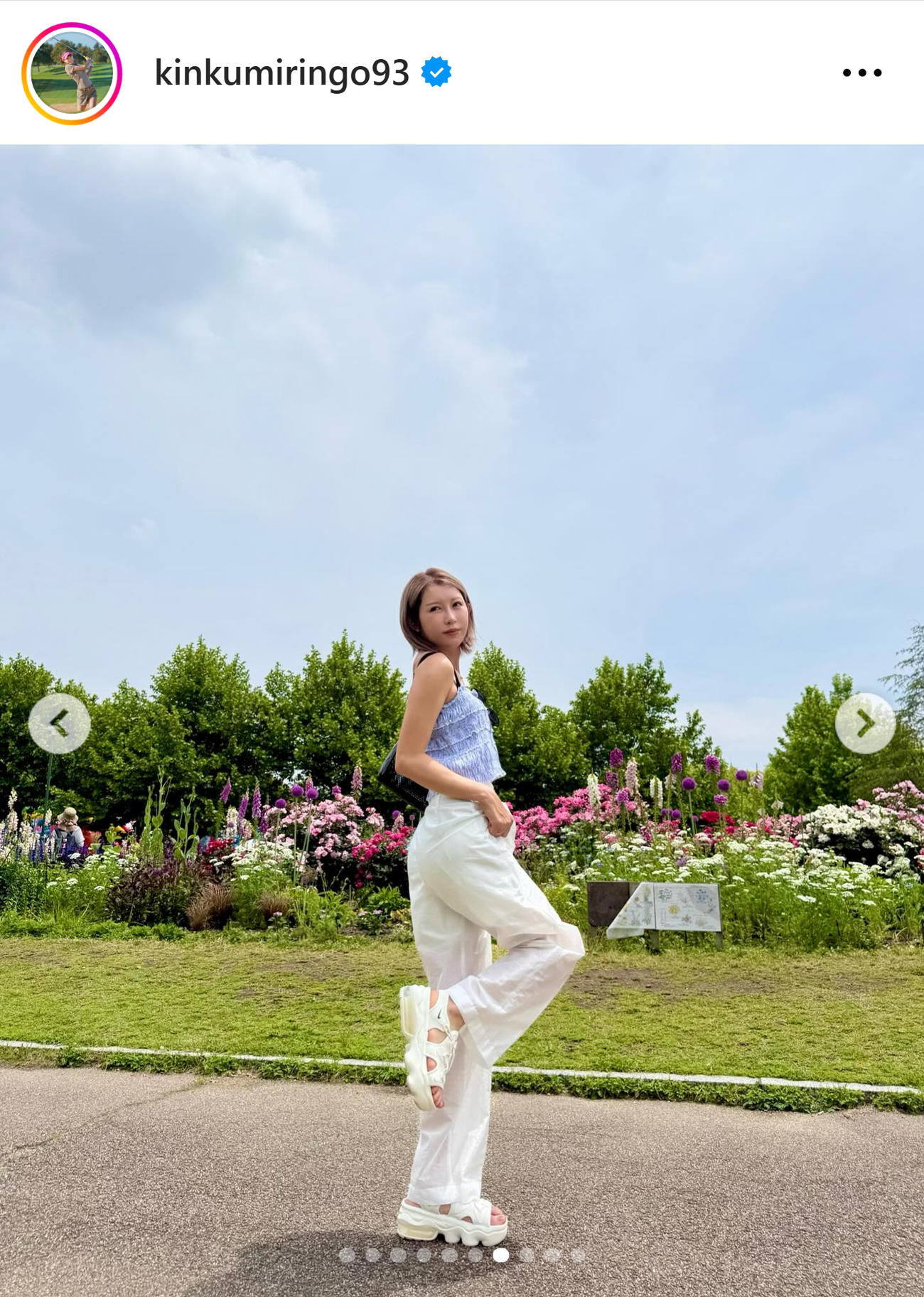 金田久美子のインスタグラムから