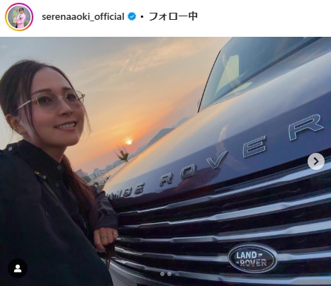青木瀬令奈のインスタグラムから