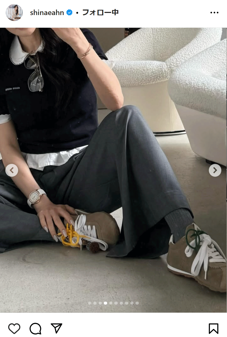 アン・シネのインスタグラムから