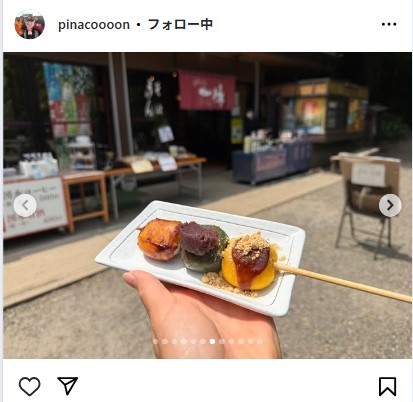 渋野日向子のインスタグラムから