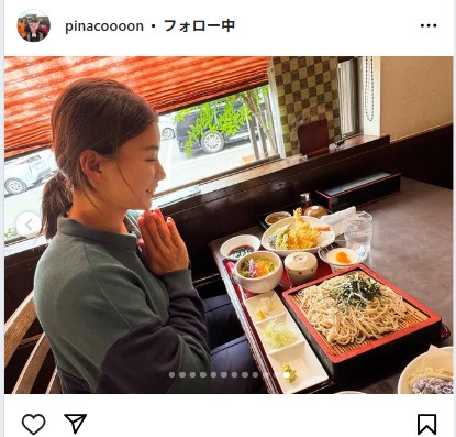 渋野日向子のインスタグラムから