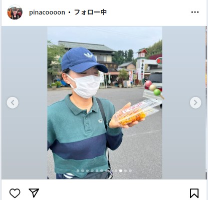 渋野日向子のインスタグラムから