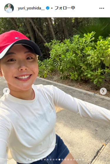 吉田優利のインスタグラムから