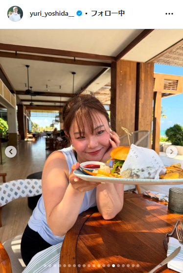 吉田優利のインスタグラムから