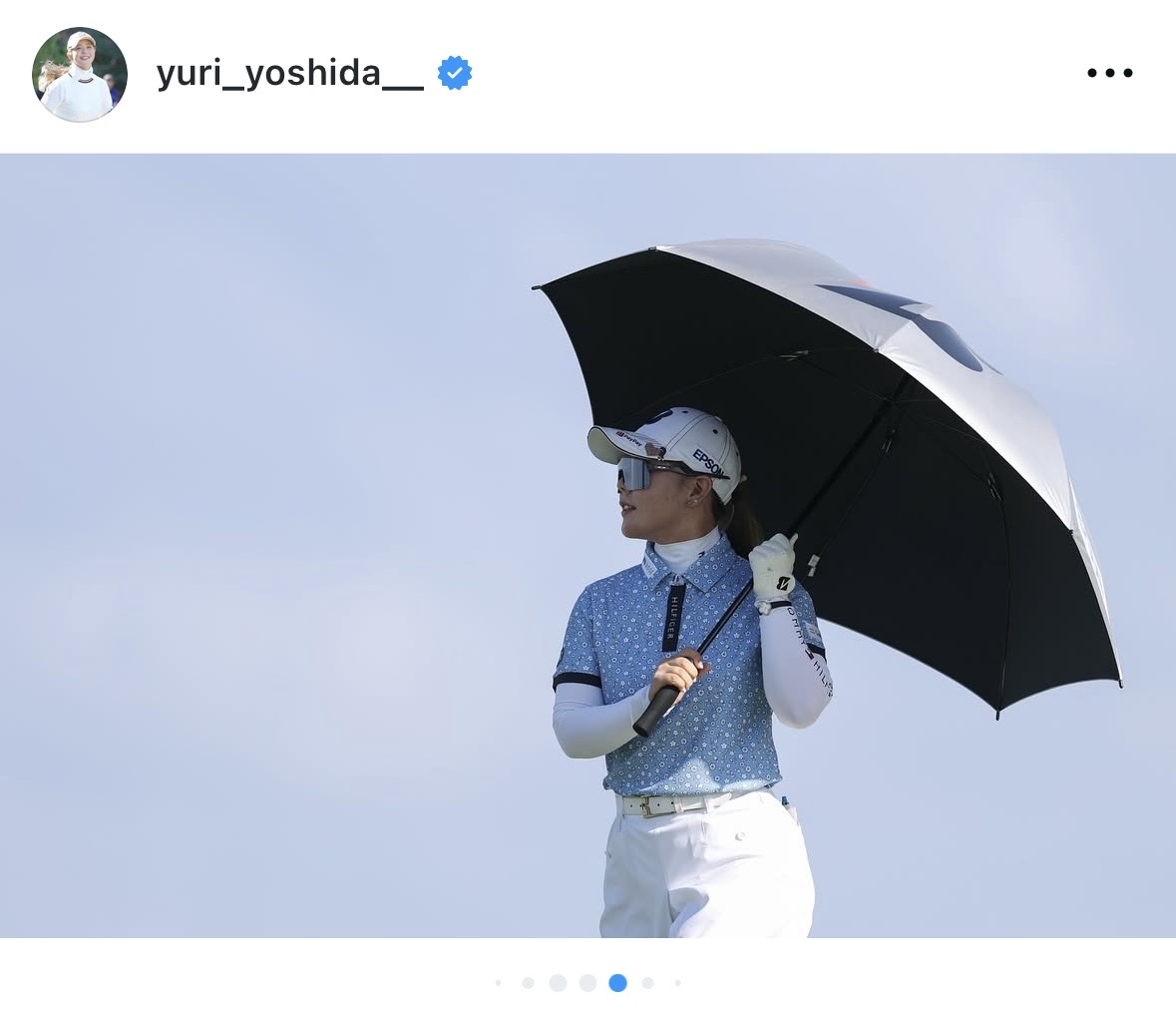 吉田優利のインスタグラムから