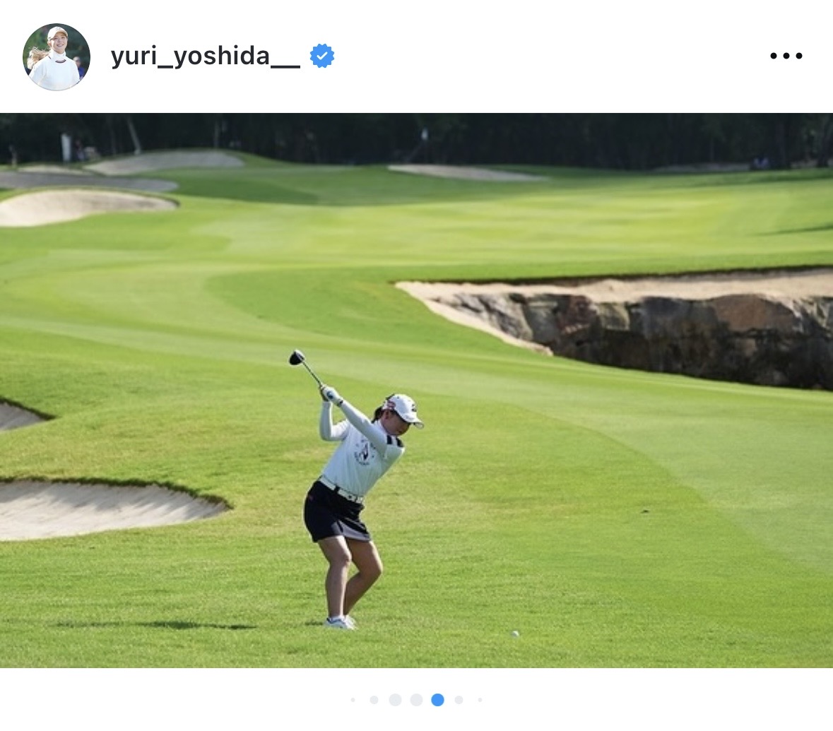 吉田優利のインスタグラムから