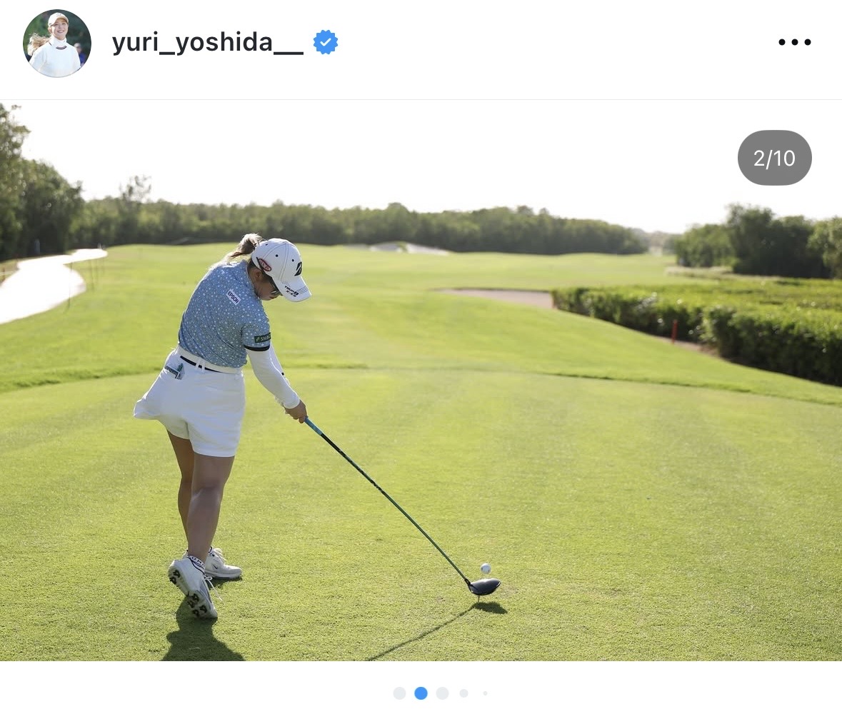 吉田優利のインスタグラムから