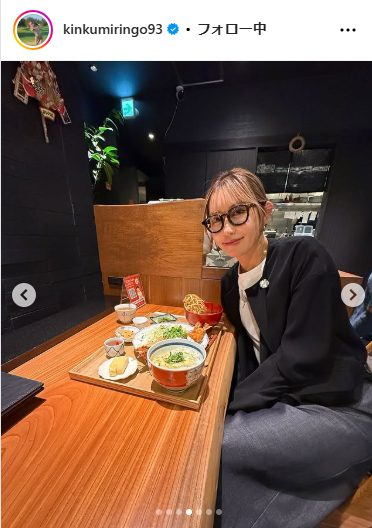 金田久美子のインスタグラムから