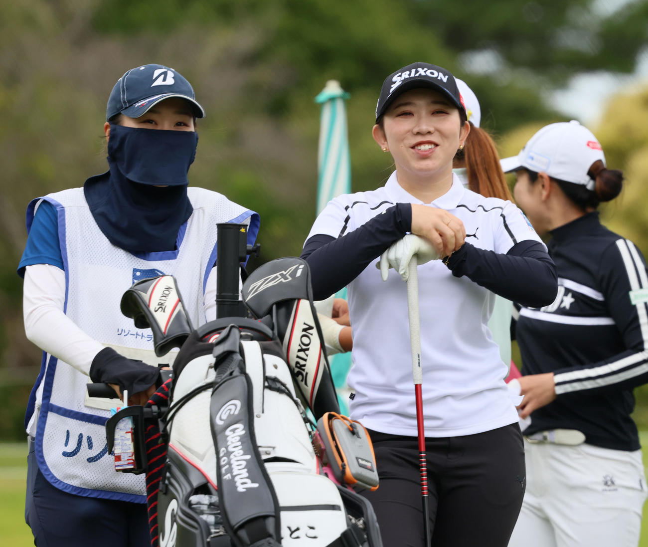14番、リラックスした表情で順番を待つ内田（撮影・上山淳一）