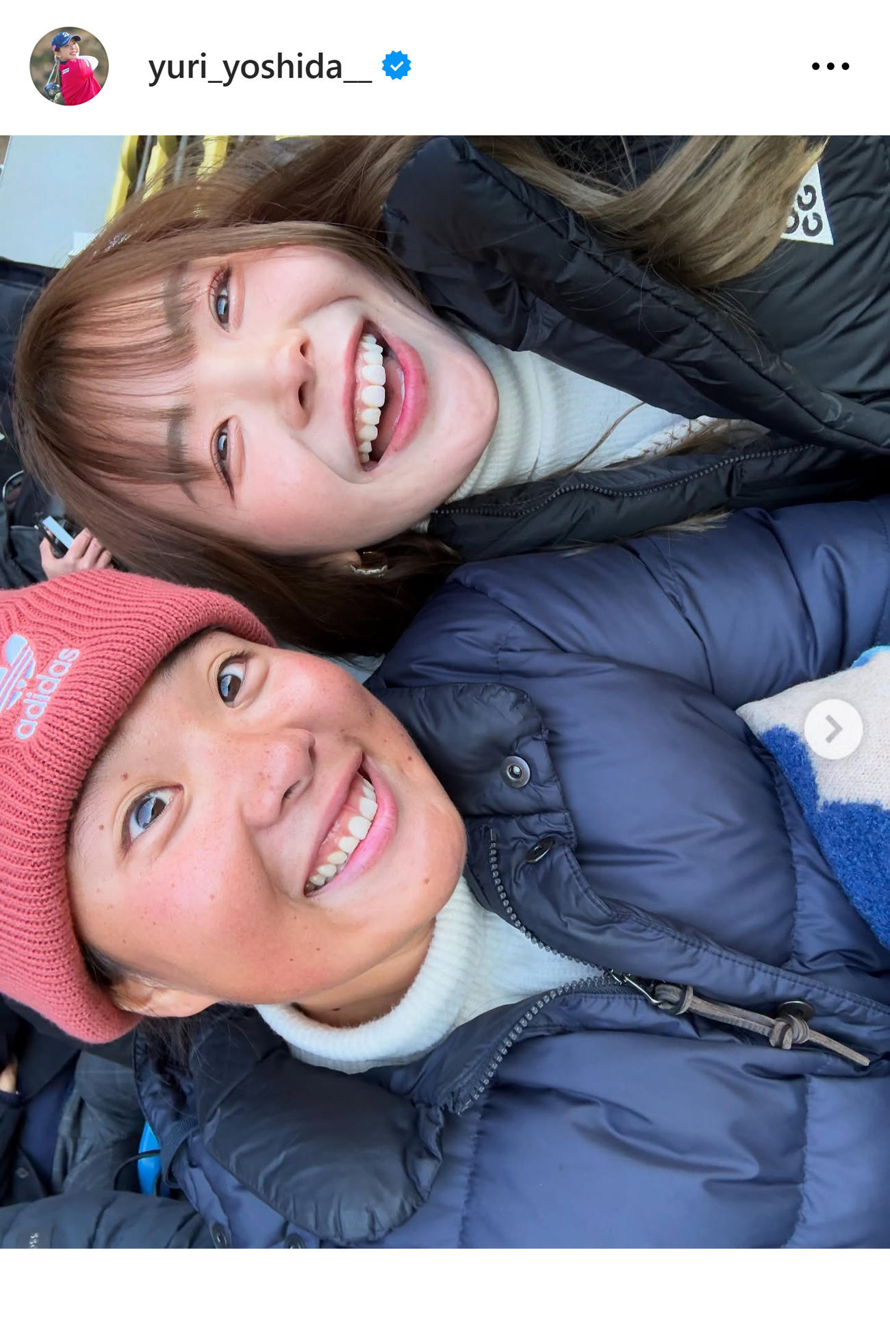 吉田優利のインスタグラムから