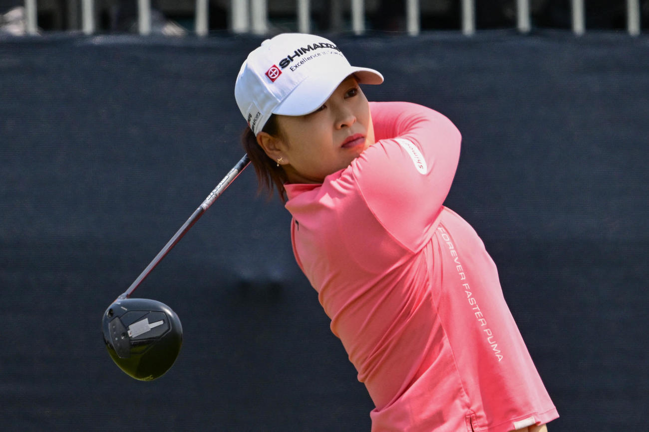 全米女子オープン　メジャー2連勝を逃したものの3打差4位だった西郷真央（ロイター）