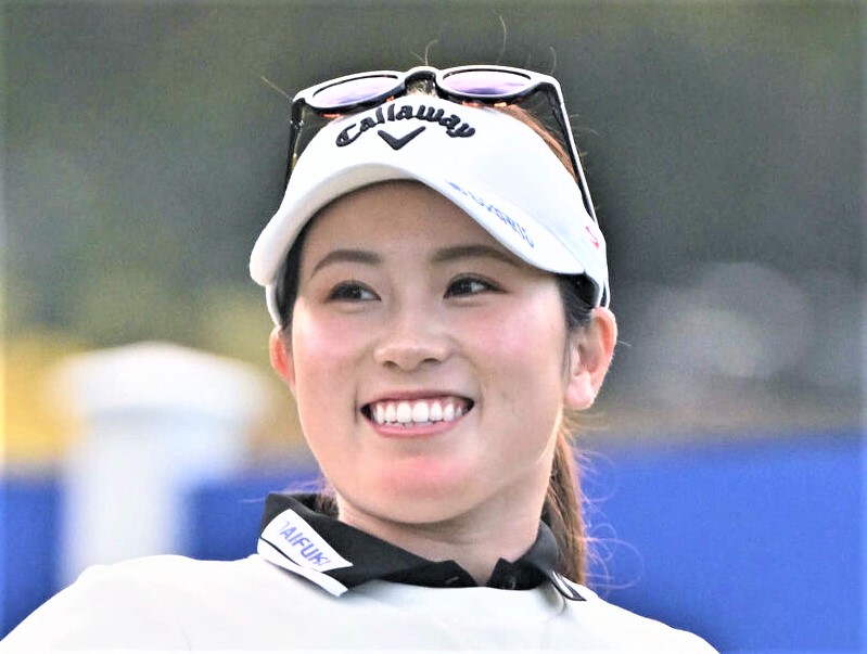 女子ゴルフの西村優菜（2024年10月撮影）