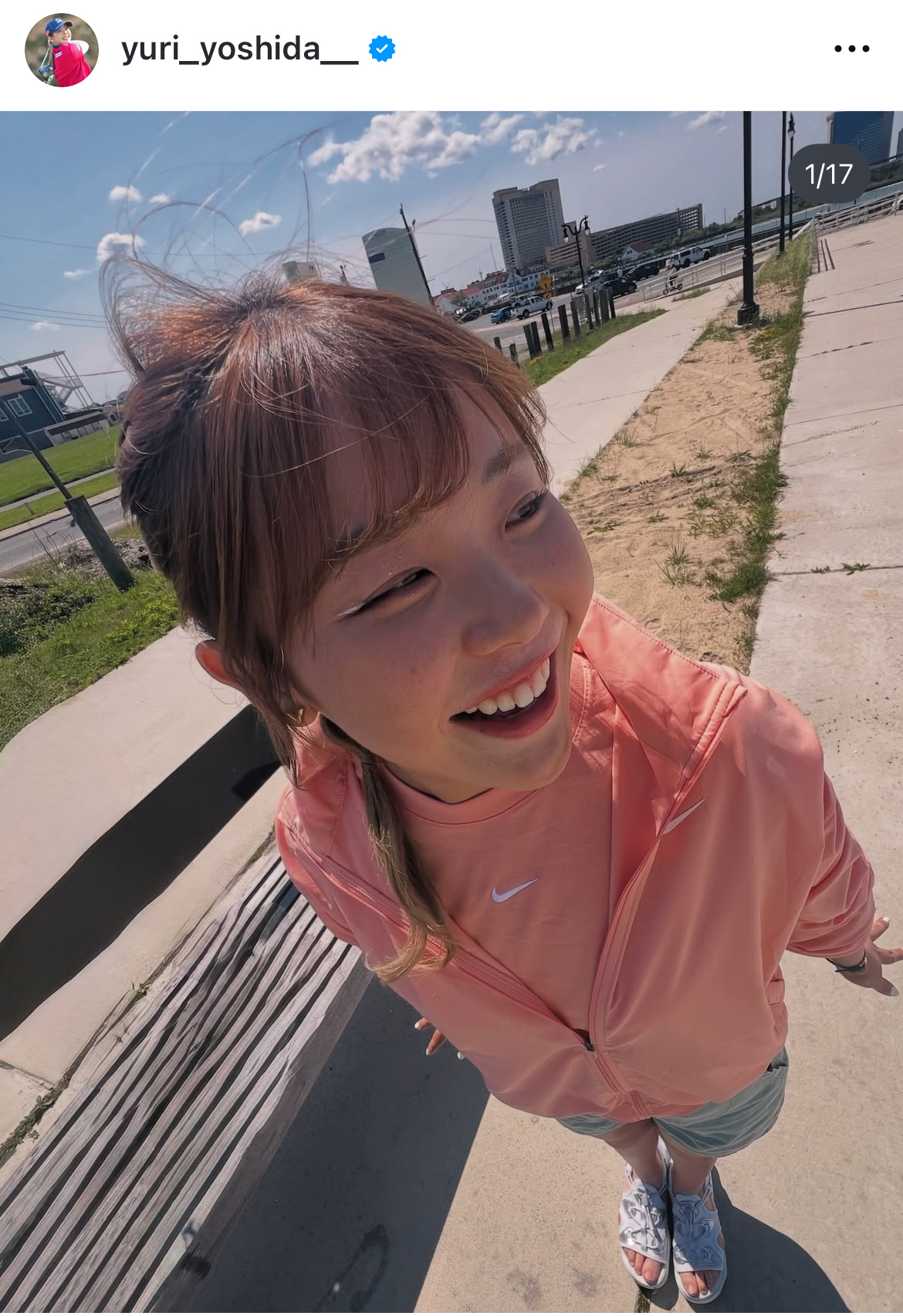吉田優利のインスタグラムから