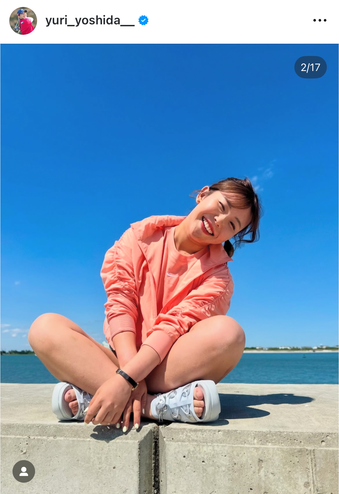 吉田優利のインスタグラムから