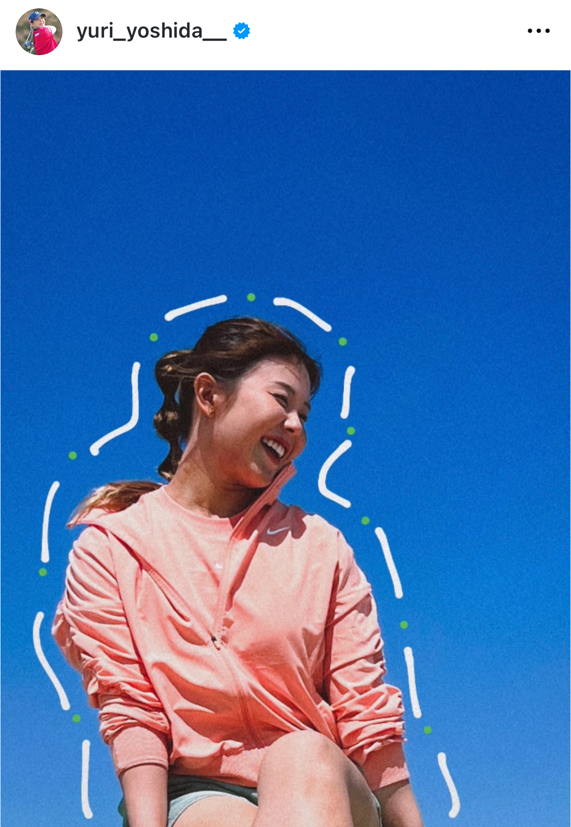 吉田優利のインスタグラムから