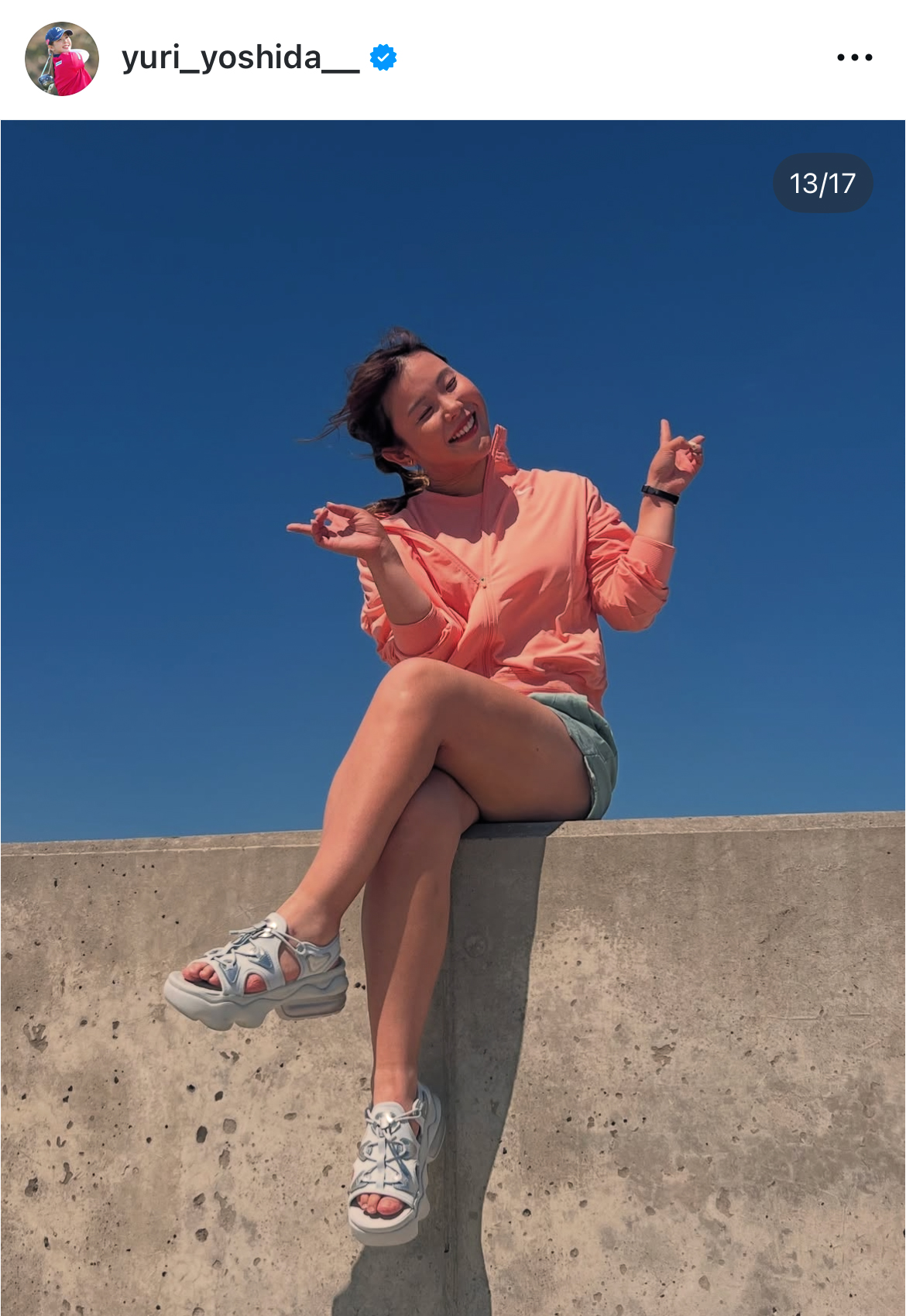 吉田優利のインスタグラムから