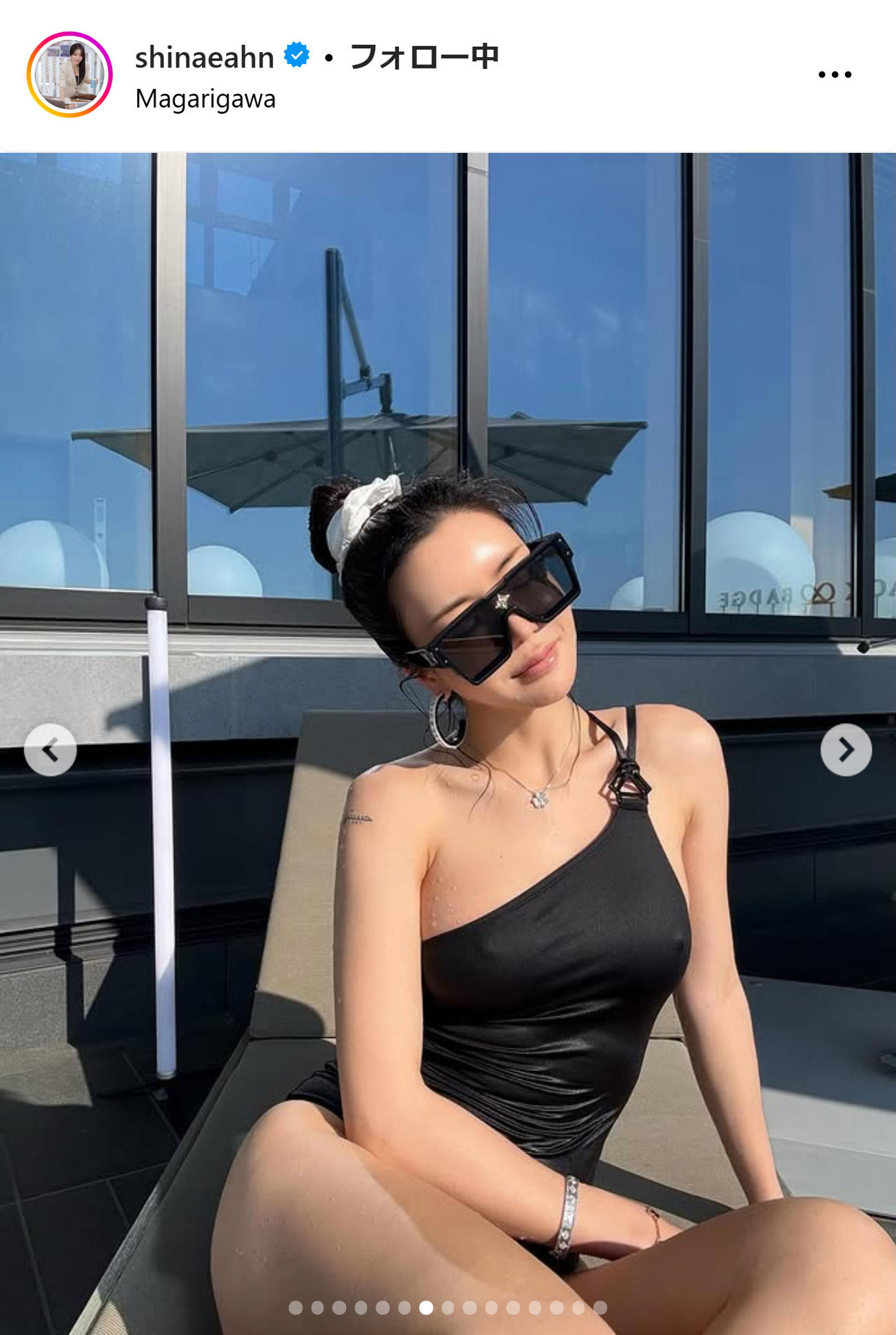 アン・シネさんのインスタグラムから