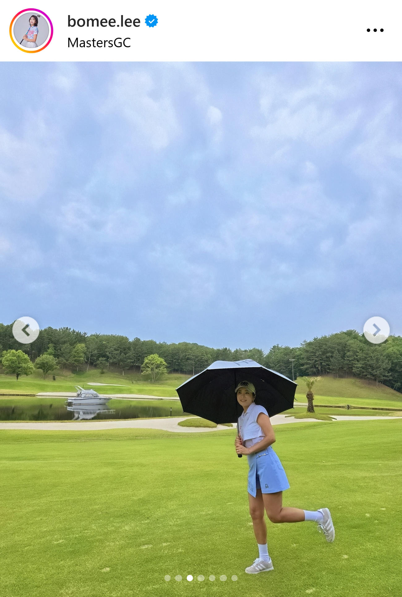 イ・ボミさんのインスタグラムから