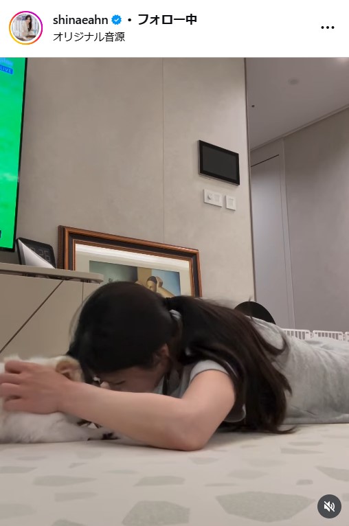 アン・シネさんのインスタグラムから